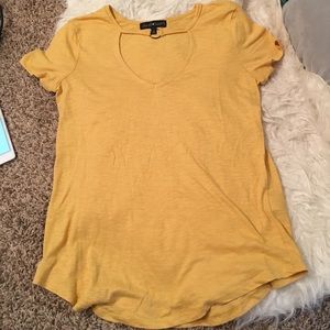Yellow t size small